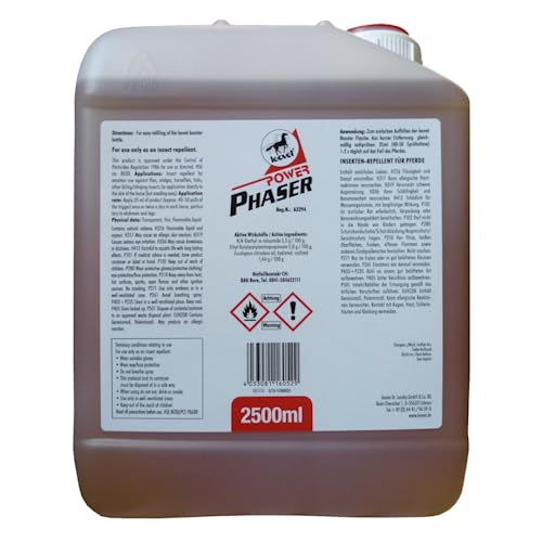 RL24 leovet - Insektenschutz Power Phaser | Fliegenspray für Pferd & Reiter | Schutz gegen Mücken, Fliegen, Zecken & Bremsen | Lange Wirkdauer | 1 x 2500 ml Kanister von RL24