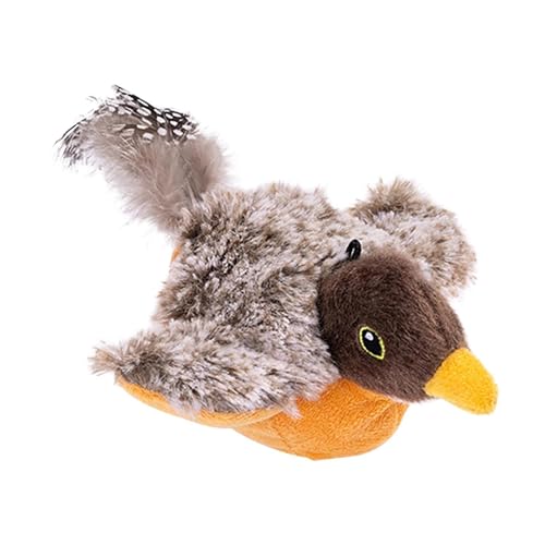 RLEHJN Katzenspielzeug Vogel, Interaktives Katzenspielzeug Echte Flattern Und Zwitschern, Nteraktives Katzenspielzeug Selbstbeschäftigung, Interactive Cat Toy, Flapping Bird Cat Toy (B) von RLEHJN