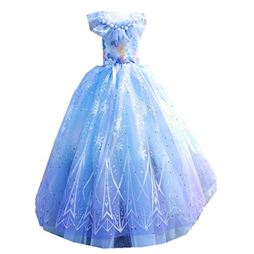 Handgefertigte Hundekleidung Hochzeitskleid Trailing Prinzessin Kleid High-End Katzen und Hund Haustier Schwanz Kleid Haustier Fotografie Foto Blau (Größe: Medium) (XL) von RLUYFGGTLNHGT