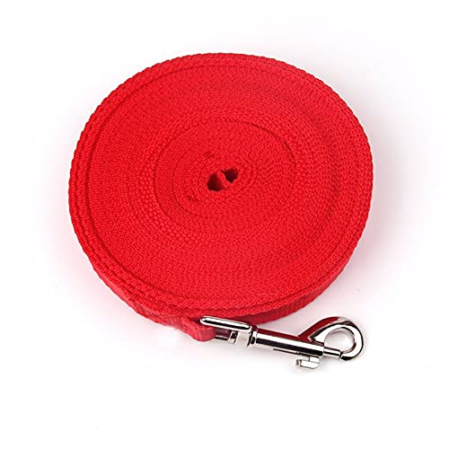 RLVYTA Hundeleine 1.5M 1.8M 3M 4.5M 6M 10M Pet Walking Trainingsleine Katzen Hundegeschirr Halsband Lead Strap Verstellbare Führleine(Red,XL) von RLVYTA