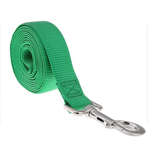 RLVYTA Hundeleine Haustierleine für Hunde, Katzen, Hundeleine, Outdoor-Sicherheitstraining, Hundegeschirre Verstellbare Führleine(Green,1.5M) von RLVYTA