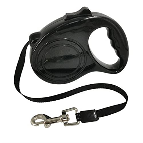 RLVYTA Hundeleine Pet Automatische einziehbare Zugseil Hundeleine Einziehbare Hundekette Heimtierbedarf Verstellbare Führleine(C-Black,3 M) von RLVYTA