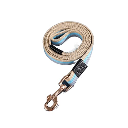 RLVYTA Hundeleine Trainingsleine aus Baumwolle für kleine, mittelgroße Hunde, verlängertes Zugseil Verstellbare Führleine(Blue,1.5cm Width (2.0M)) von RLVYTA