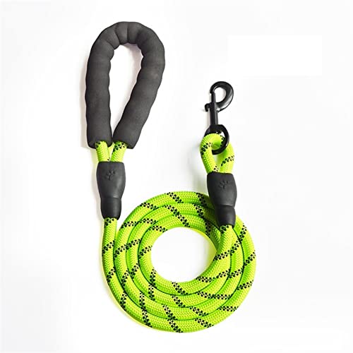 RLVYTA Hundeleine Verstellbares Geschirr für Hunde und Katzen mit reflektierender und atmungsaktiver Leine Verstellbare Führleine(1.5M Green,XS) von RLVYTA