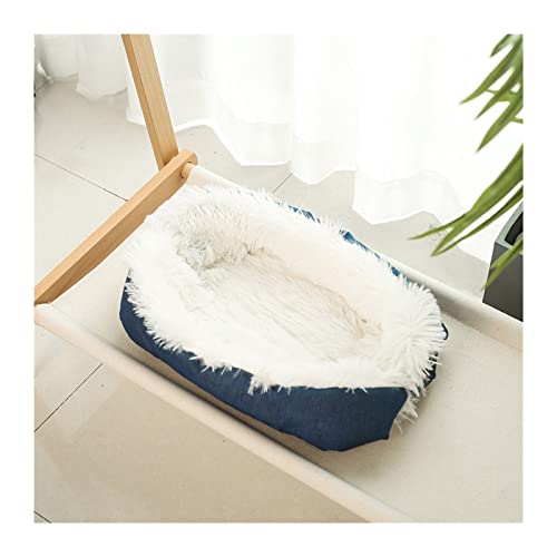 RLVYTA Hundematte 2 in 1 superweiches Hundebett, Katzenmatte, Haustierkissen, langes Plüsch, warmes Haus, Hundebett, Hundehütte Katzenbett(6,50x60cm) von RLVYTA