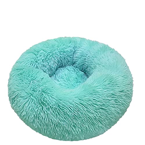 RLVYTA Hundematte Haustier Katzenbett Herbst Winter Bequemes Warmes Tiefschlafbett Für Mittelgroße Hunde Katzen Katzenbett(Mint Green,40cm) von RLVYTA