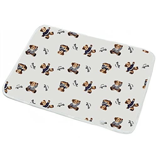 RLVYTA Hundematte Pet Urin Pad Matratze Hundebett Sofamatte waschbare Hundewindel wiederverwendbar Katzenbett(Silver White) von RLVYTA