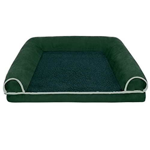 RLVYTA Hundematte Zwinger Katzennest Winterwarmes Schwammkissen Schlafsofa Vier Jahreszeiten Universal-Hundebett Katzenbett(GWF003,L 75x50x12cm) von RLVYTA