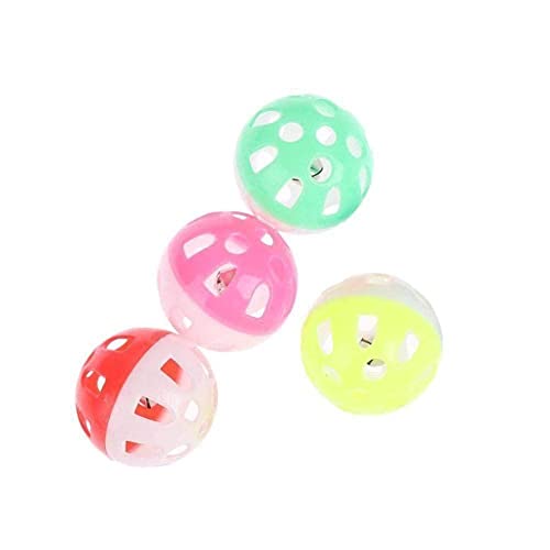 4PCSBall Spielzeug Mit Jingle Bell Kätzchen Spielzeug PetTeaser Bunte ToyBalls Zufällige 4 Farben Spielzeug Bälle von ROBAUN