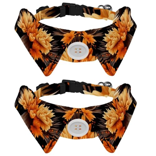 2 Packungen Welpenhalsband, Halloween-Besen, Urlaub, kleine Hunde, Fliegen, verstellbare Katzen-Fliegen, Halsband für mittelgroße Hunde, Katzen, Haustiere, Kaninchen 2 Packungen Welpenhalsband, Halloween-Besen, Urlaub, kleine Hunde, Fliegen, verstellbare Katzen-Fliegen, Halsband für mittelgroße Hunde, Katzen, Haustiere, Kaninchen von RODAILYCAY