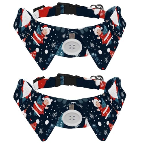 2 Packungen Welpenhalsband, Weihnachtsbaum, Schneeflocke, niedlicher Weihnachtsmann, Urlaub, kleine Hunde, Fliegen, verstellbare Katzen-Fliegen, Halsband für mittelgroße Hunde, Katzen, Haustiere 2 Packungen Welpenhalsband, Weihnachtsbaum, Schneeflocke, niedlicher Weihnachtsmann, Urlaub, kleine Hunde, Fliegen, verstellbare Katzen-Fliegen, Halsband für mittelgroße Hunde, Katzen, Haustiere von RODAILYCAY