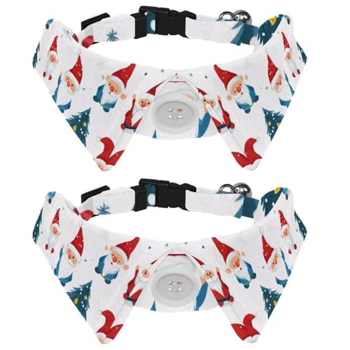 Hundehalsband für mittelgroße Hunde und Welpen, bezaubernder Weihnachtswichtel, Baum, Schneeflocke, Weiß, 2 Stück, Fliege, Hundehalsband, bequeme Samt-Katzen-Haustier-Fliege mit Glöckchen Hundehalsband für mittelgroße Hunde und Welpen, bezaubernder Weihnachtswichtel, Baum, Schneeflocke, Weiß, 2 Stück, Fliege, Hundehalsband, bequeme Samt-Katzen-Haustier-Fliege mit Glöckchen von RODAILYCAY