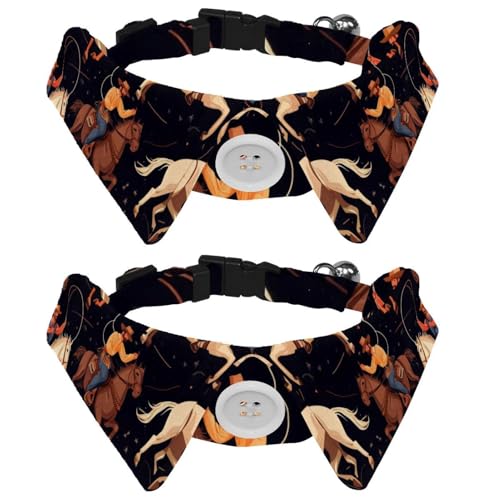 West Wild Cowboys Pferde Rodeo Muster Hemd Stil Hundehalsband Verstellbare Haustier Halsbänder mit Fliege Niedliche Katze Fliege für kleine mittelgroße Jungen Mädchen Katzen Hunde Welpen West Wild Cowboys Pferde Rodeo Muster Hemd Stil Hundehalsband Verstellbare Haustier Halsbänder mit Fliege Niedliche Katze Fliege für kleine mittelgroße Jungen Mädchen Katzen Hunde Welpen von RODAILYCAY