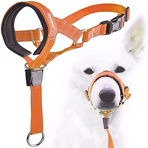 Hundehalsband,No-Pull Hundehalsband,langlebiges Training Hundehalsband,Kopf Halterhalsband für Hund,stoppt schweres Ziehen und einfache Kontrolle auf Spaziergängen,einstellbar von ROFRA