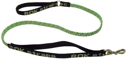 ROK Straps Mittlere Leine, grün und schwarz von ROK Straps