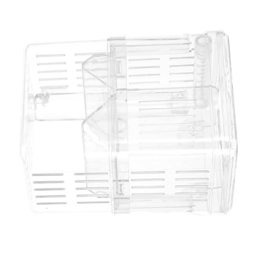 Box Für Aquarien Brutkasten Aquarien Mini Aquarium Transparenter Fischtransportbehälter Garnelenkäfig Fischbrutkasten Aquarium Hängende Lagerung Artemia Brüterei Abs ROMISBABA von ROMISBABA