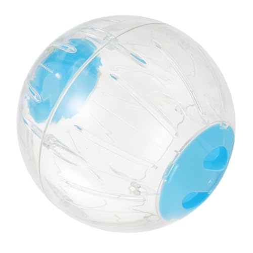 Hamster-Gymnastikball Hamster-laufball Chinchilla-laufrad Springball Für Kleine Haustiere Mausball Igel Spielzeug Zubehör Für Kleintierkäfige Igelrad Guinea Rad Sky-Blue STK ROMISBABA von ROMISBABA