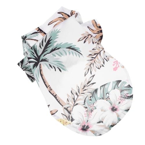 Hunde-Hawaii-Shirt Haustierspielzeug Hundehemden Hundespielzeug Haustierkühlmatte für Hunde Dackel sommerklamotten Hawaii Hemd Atmungsaktive Haustier-Shirts Hundeshirt Polyester ROMISBABA von ROMISBABA