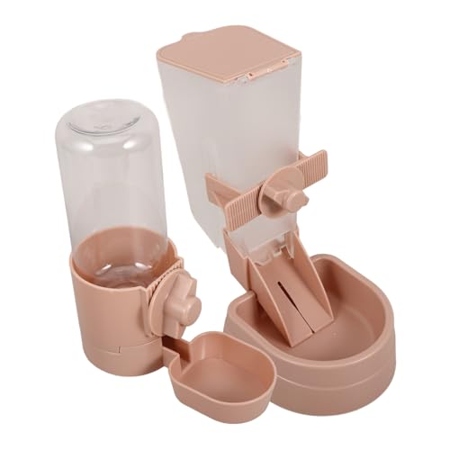 ROMISBABA 1 Set Aufhängbarer Automatischer Futter Und Wasserspender Für Hunde Katzen Kätzchen Und Haustiere Pink Ideal Für Fütterung Und Trinken Praktisches Zubehör Für Ihr Haustier von ROMISBABA