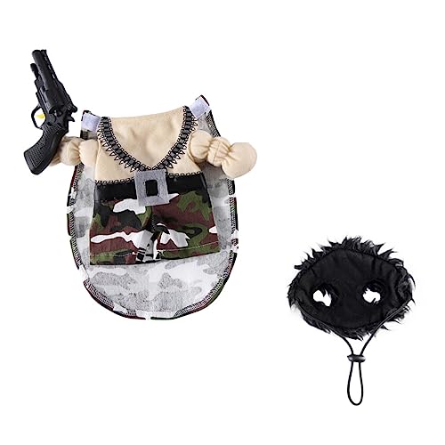 ROMISBABA 1 Satz Haustier Lustig Verkleiden Hundekleider Halloween-katzenkleidung Haustier-Cosplay-kostüm Hundezubehör Für Welpen Weihnachtskleidung Für Haustiere Haustier-Outfit Polyester von ROMISBABA