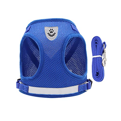 ROMISBABA 1 Satz Haustierweste Geschirr für kleine Hunde Brustgeschirr für Hunde Hundeweste hundesicherheitsgeschirre hundesicherheitsgurt Kühlweste für Hunde Hundegeschirr Polyester Blue von ROMISBABA