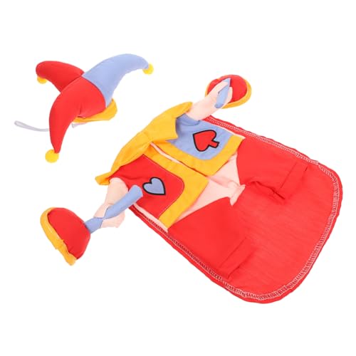 ROMISBABA 1 Satz Katzen- und Hundebekleidung Hundemützen Haustiere Welpe Dog Costume hundekostüme cat Costume Cartoon schönes Hundekostüm Interaktives Katzenspielzeug Polyester Baumwolle rot von ROMISBABA