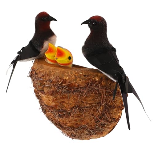 ROMISBABA Realistische künstliche Vogelnest Nest Ornament Home Garten von ROMISBABA