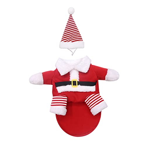 ROMISBABA 1 Satz Verwandlungskostüm für Haustiere Hundesachen Hundekuchen zum Geburtstag hundewintermantel Dog Christmas Costume weihnachtsdeko entzückende Haustierhundekleidung Polyester von ROMISBABA