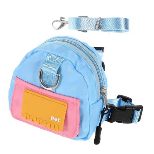 ROMISBABA 1 Satz pet Backpack hundetrage Rucksack Selbsttragetasche für Haustiere tragbarer Hunderucksack Hundebedarf reiserucksack Hundeweste Rucksack Reisetasche für Hunde Polyester von ROMISBABA