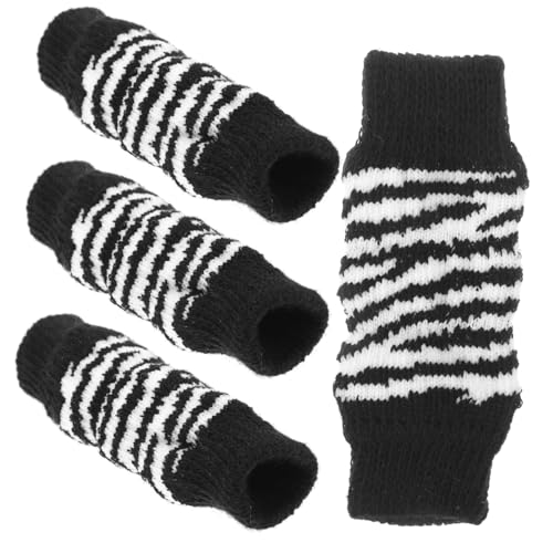 ROMISBABA 1 Set Hundesocken Haustierpfotenschutz Atmungsaktive Ellenbogenschützer Zebra Hunde Ellbogenschützer Waschbare Haustiersocken Beinlinge Für Tiere Hundebeinhülse von ROMISBABA