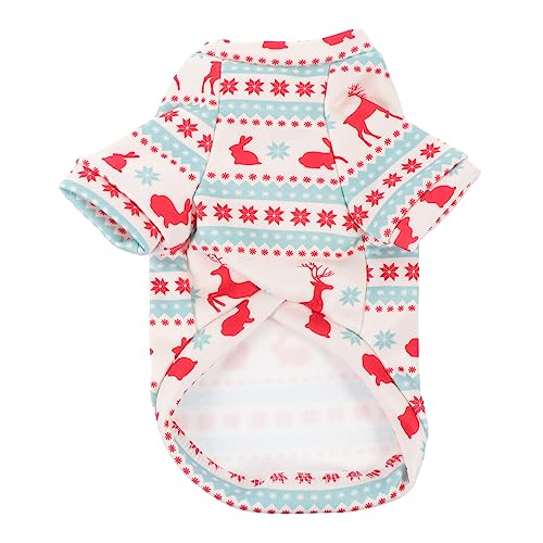 ROMISBABA 1stück Pet Christmas Outfit Mit Elch-Muster Cartoon-hundekleidung Für Weihnachten Gemütliches Kostüm Für Kleine Haustiere Für Feiertagsfeiern Und Fotografie ROMISBABA 1stück Pet Christmas Outfit Mit Elch-Muster Cartoon-hundekleidung Für Weihnachten Gemütliches Kostüm Für Kleine Haustiere Für Feiertagsfeiern Und Fotografie von ROMISBABA