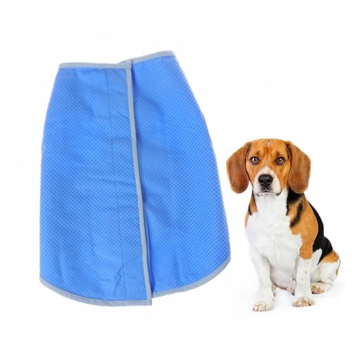 ROMISBABA 1Stk Haustiere Sommerweste Dog Cooling Vest Kühlung für Hunde Regenmantel Bausatz züchten äntel Hundedecke Kühlweste für Welpen Kühlmantel für Haustiere Kühlweste für Hunde Blue von ROMISBABA