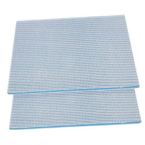 ROMISBABA 30x40CM Blau Wiederverwendbare Aquarium Filter Schwamm Fisch Tank Filter Pad Einstellbare Abdeckung für Aquarium Zubehör von ROMISBABA