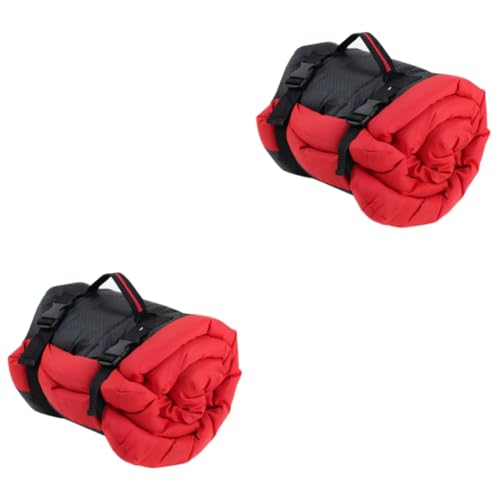 ROMISBABA 2St wasserdichte Matte für Hunde im Freien wasserdichte Hundematte Camping-Hundematte Haustiermatte haustierbett pet Bed Hundekissen Haustierzubehör wasserdichtes Oxford-Tuch rot von ROMISBABA