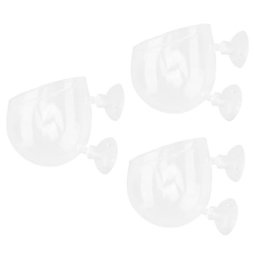 ROMISBABA 3 Stücke Aquarium Blumentopf Kristall Glas Wasser Pflanze Tasse Doppel Tassen Für Garnelen Tank ROMISBABA 3 Stücke Aquarium Blumentopf Kristall Glas Wasser Pflanze Tasse Doppel Tassen Für Garnelen Tank von ROMISBABA
