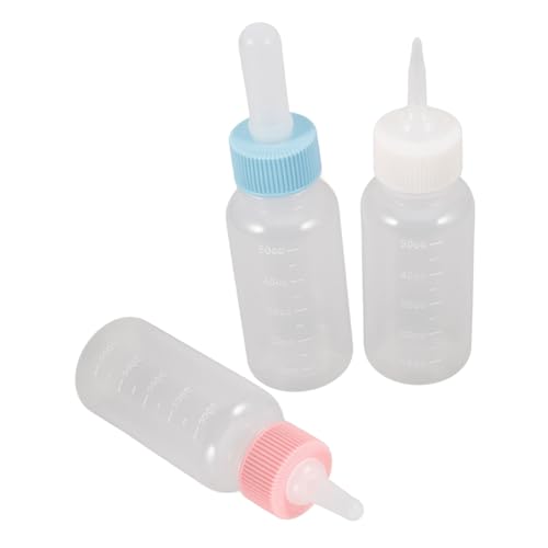 ROMISBABA 3st Pet-Flasche Futterautomat Für Hamster Fütterungsflasche Für Kätzchen Futterflasche Für Haustiere Flasche Für Neugeborene Katzen Kuh Wasserflasche Kaninchen-babyflasche Pp von ROMISBABA