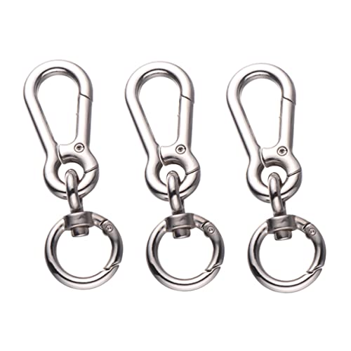 ROMISBABA 3st Seilschnallen Ratschengurt Bungee-seile Mit Haken Gepäckband Kette Kabel Spule Gurtschnalle Abschleppen Abzeichenrolle Gürtel Männer Abschlepphaken Gepäckgurte Boucle Silver von ROMISBABA