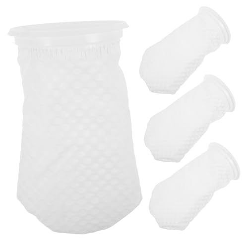 ROMISBABA 4 Stück Filtersocken für Aquarien Netzsocke für Aquarien Teichfilter Tank wasserreiniger hauswasserfilter Filter für aquariumsocken Filtersocken für Meerwasseraquarien pp Weiß von ROMISBABA