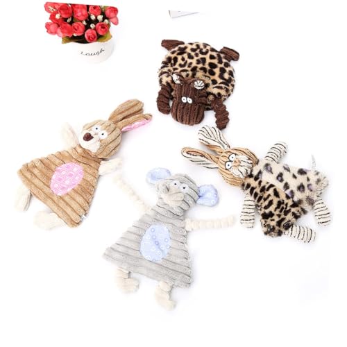 ROMISBABA Affen als Haustierspielzeug interaktives knete Soft Toy kauspielzeug für welpen Quietschendes Hundespielzeug für kleine Hunde für Haustiere Brown von ROMISBABA