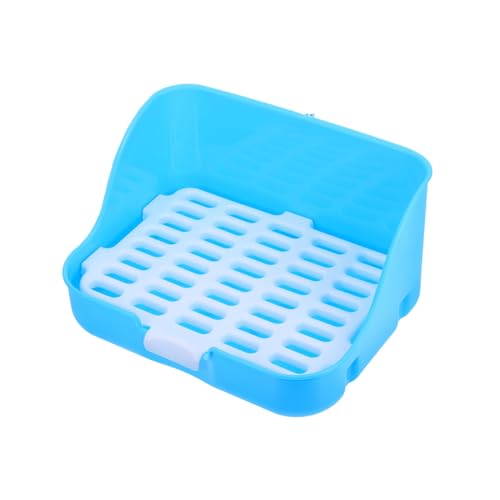 ROMISBABA Box Für Kaninchentöpfchen Häschen Trainingstöpfchen Kleine Haustier Toilette Kaninchen Kottablett Kaninchen Urinal Pad Haustier Töpfchen Trainer Häschenkäfig Bettwäsche von ROMISBABA