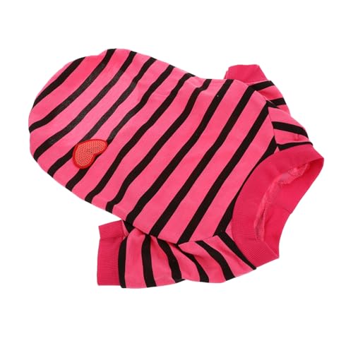 ROMISBABA Modisches Outdoor-Hundeshirt dekorative Dackel-Haustierkleidung atmungsaktiv Rosa Größe XL von ROMISBABA