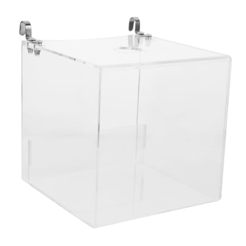 ROMISBABA Hängender Vogel Papageien Bad Cube Transparente Badewanne Duschkasten Käfigzubehör von ROMISBABA