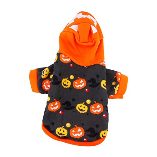 ROMISBABA Halloween-Weihnachtshundekostüm Hundebekleidung Halloween-Hund-Hoodie Welpe Halloween Costume Halloween Kleidung Halloween-Hundekleidung Halloween-Kostüm für Haustiere Stoff von ROMISBABA