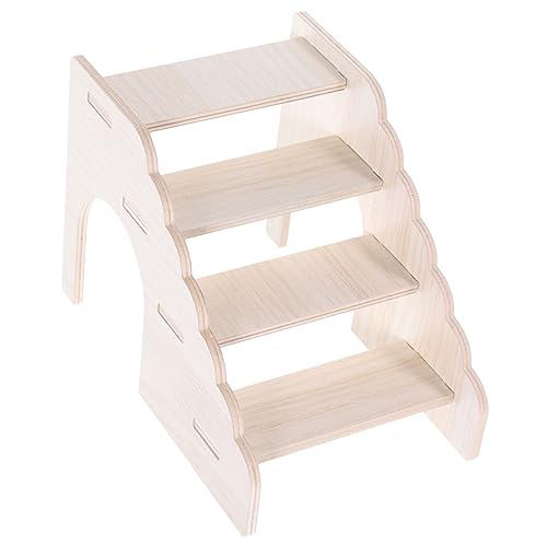 ROMISBABA Hamster Holzleiter für Kleine Kletterspielzeug aus Holz Chinchillas und Hamster und Trainieren Glatt und Sicher Multifunktional ROMISBABA Hamster Holzleiter für Kleine Kletterspielzeug aus Holz Chinchillas und Hamster und Trainieren Glatt und Sicher Multifunktional von ROMISBABA