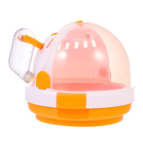 ROMISBABA Travel Your Pet Hamster Reisetasche Rattentragetasche Kompaktes Design Leicht Zu Tragen Orange von ROMISBABA