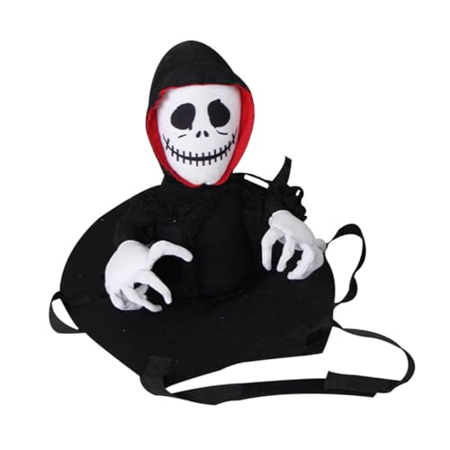 ROMISBABA Haustier-Geist-Outfit Kleidung für Haustierrollenspiele Haustier-Halloween-Mantel Halloween Costume Halloween Kleidung schöner Hundeumhang Halloween-Haustierkleidung Polyester von ROMISBABA