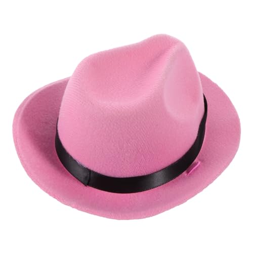 ROMISBABA Haustier Hut hundefressnäpfe cat Accessories Dog Accessories katzenzubehör Hüte für Katzen Hundeperücke Welpe Heimtierbedarf zarter Katzenhut Baumwolle Rosa von ROMISBABA