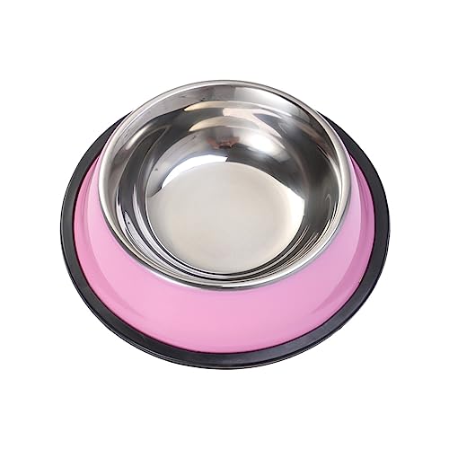 ROMISBABA Haustierbedarf tierfutter pet Supplies näpfe Katzen hundeschale cat Bowls Dog Bowl katzenschalen katzennapf personalisiert näpfe für Katzen Futternapf für Hunde Hundenapf Rosa von ROMISBABA