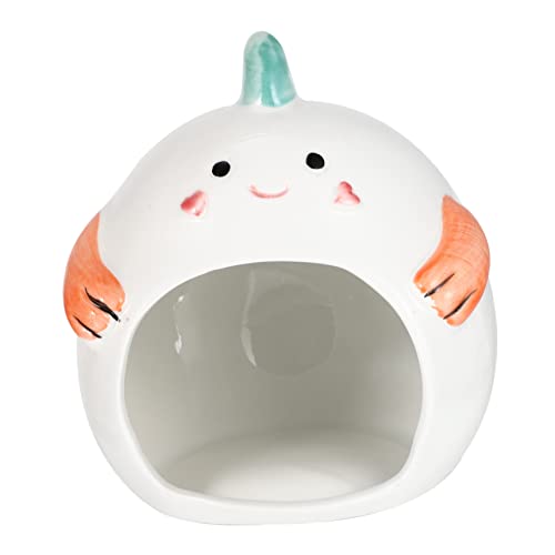 ROMISBABA Haustierbett aus Keramik Nestbett für Kleintiere Hamster kleine Tierversteckhöhle kleines Haustierbett meerschweinchenbett Meerschweinchen verstecken Nest Sommerrattenhaus ROMISBABA Haustierbett aus Keramik Nestbett für Kleintiere Hamster kleine Tierversteckhöhle kleines Haustierbett meerschweinchenbett Meerschweinchen verstecken Nest Sommerrattenhaus von ROMISBABA