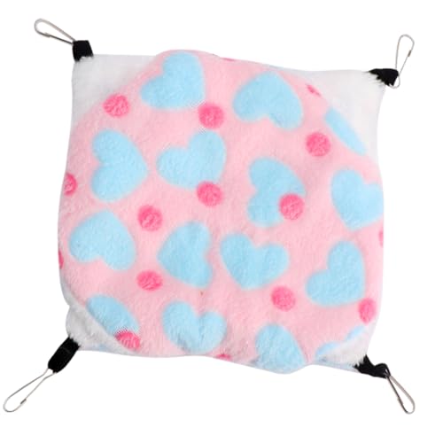 ROMISBABA Haustierbett pet Bed petbett pet Supplies Windeln Zubehör für Meerschweinchen Hund kühlmatte Welpenstift Welpenunterlagen züchten Zwinger Hunde Vlies Plüschbett für Haustiere Rosa von ROMISBABA